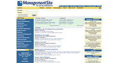 Desktop Screenshot of managementsite.com