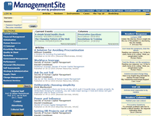 Tablet Screenshot of managementsite.com